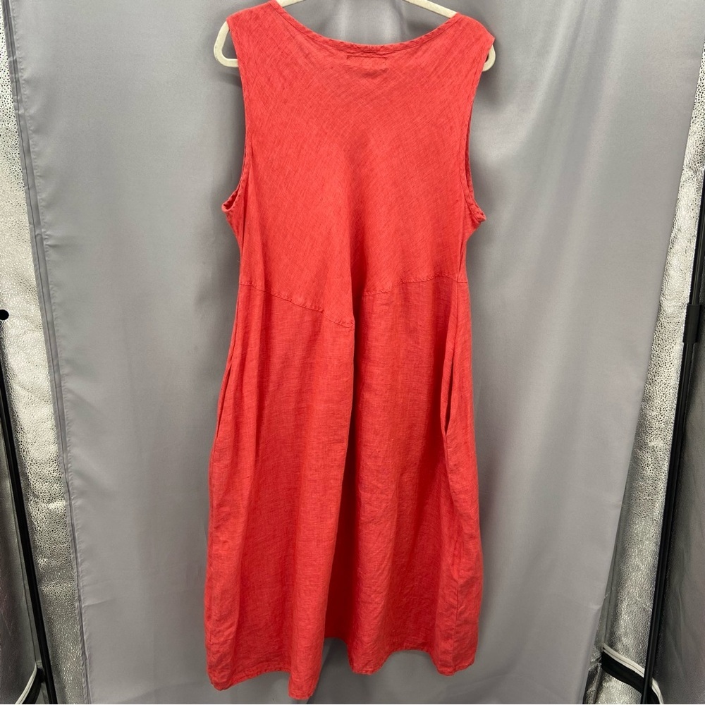 Flax Red Midi Dress - Picture 8 of 9